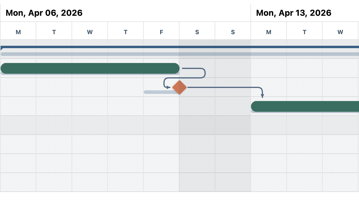 Gantt Chart (Baselines) preview
